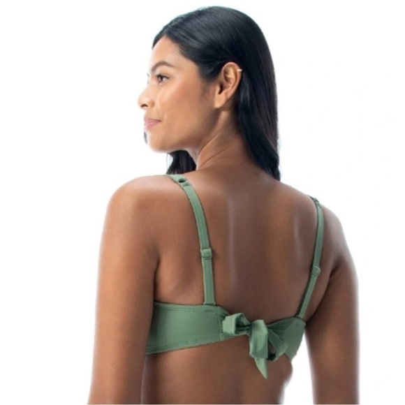 COCO REEF Women's Charisma Bra-Sized Bikini Top Palm Green 32/34DD swimwear top - Picture 3 of 16